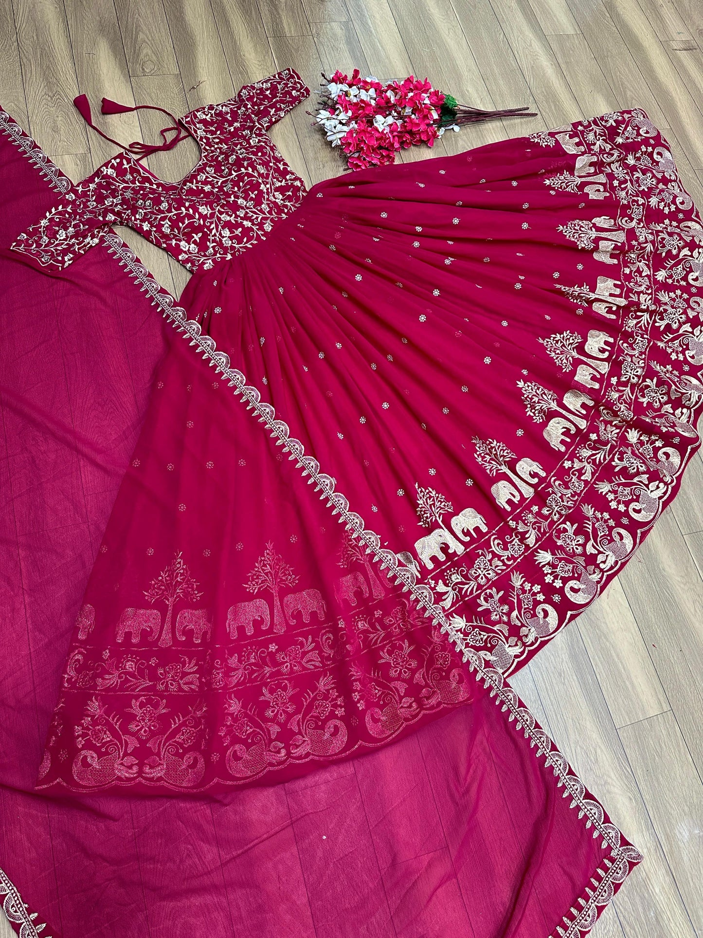 Product Image -  Designer Georgette Festival Gown