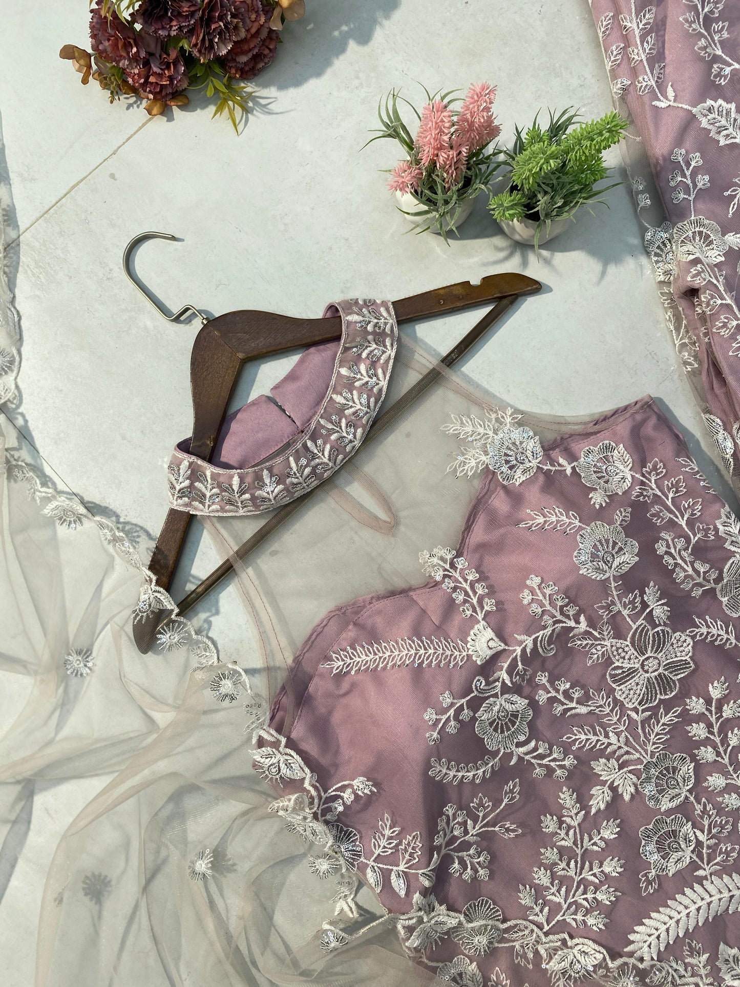 Product Image - Trending Halter Neck Kurta and Palazzo Set