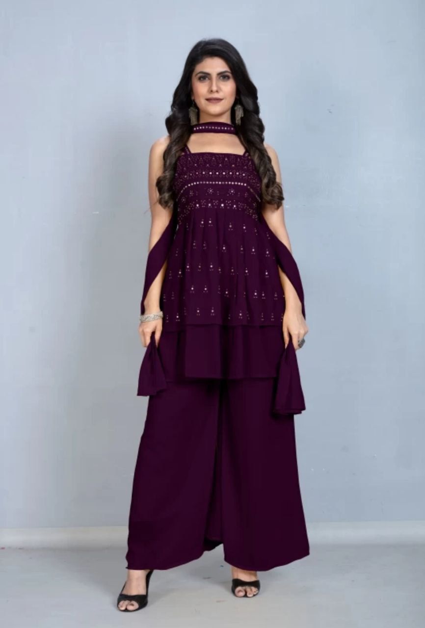 Product Image - Elegant Wedding Saree - Designer Fox Georgette