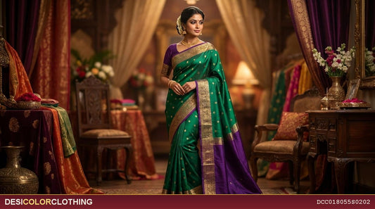 Product Image - Elegant Mysore Crape Fancy Saree - 1