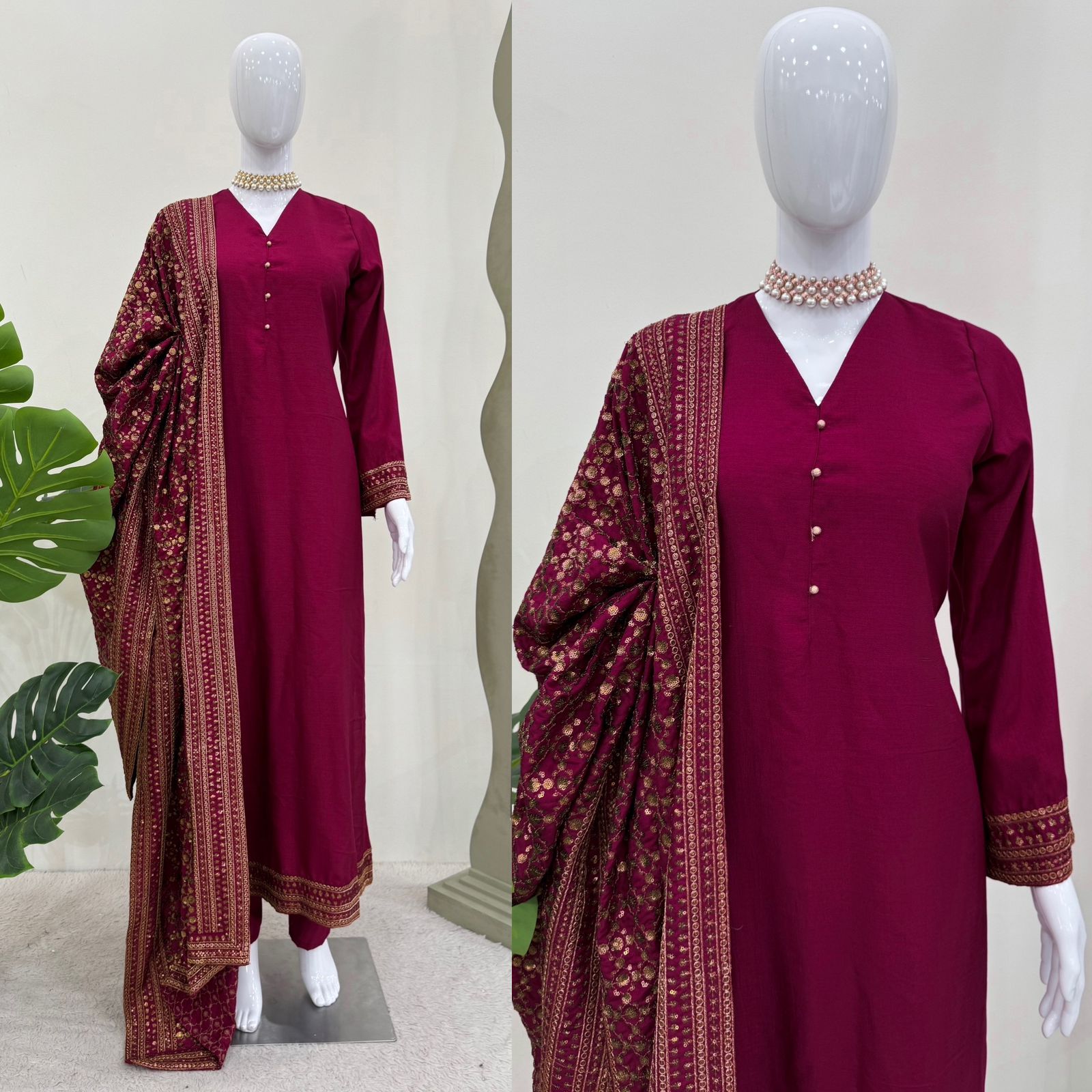 Product Image - Exquisite Designer Saree in Monsoon Silk - Perfect for Festive Wear