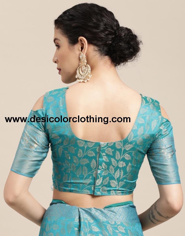 Blue Silk Saree