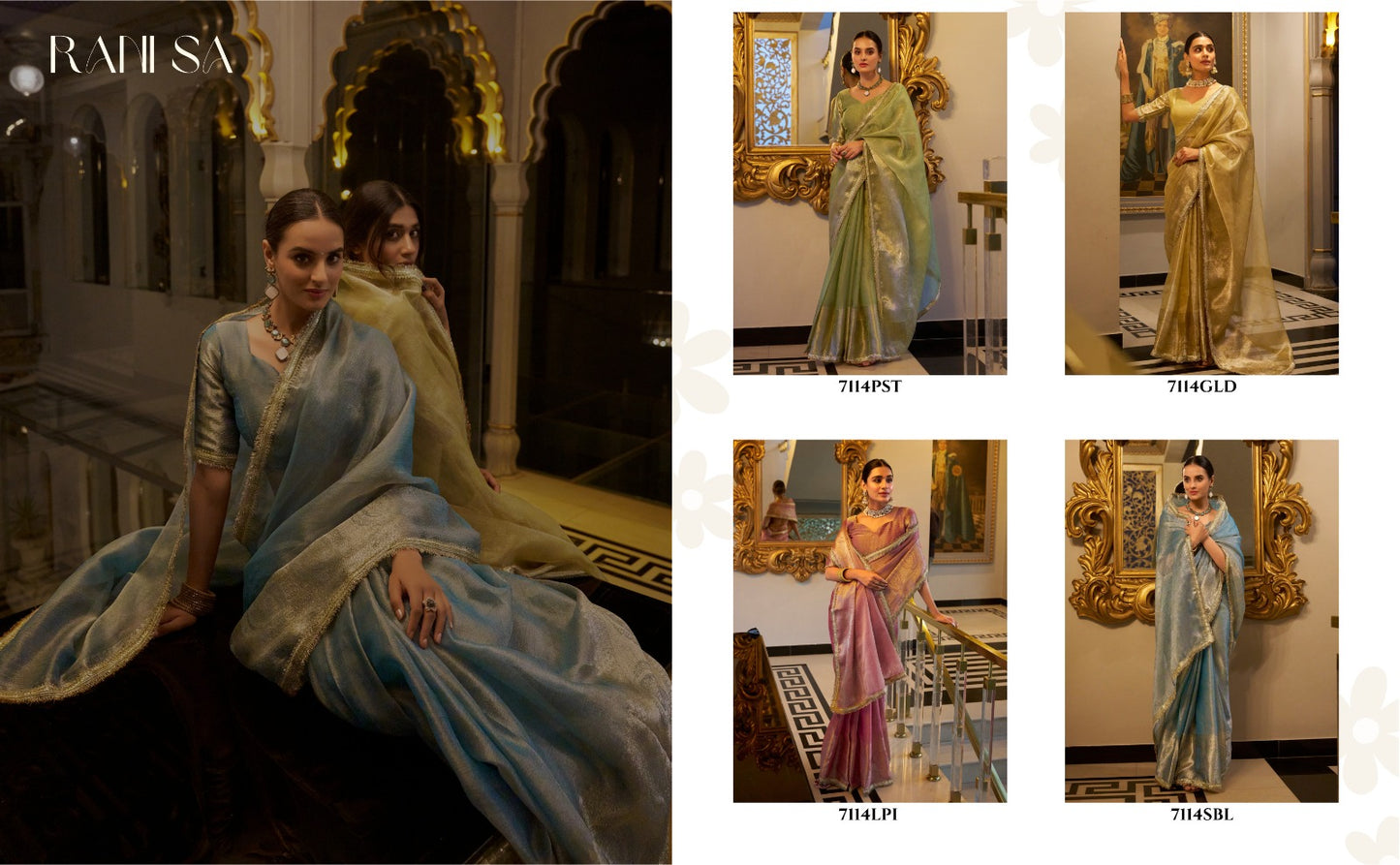 Product Image - RANI SA Shimmering Zari Designer Saree Collection