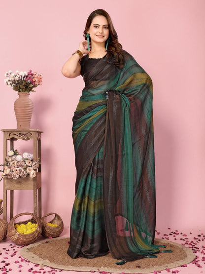 READY TO WEAR 1 MIN SAREE - SOFT NAYLONE SAREE