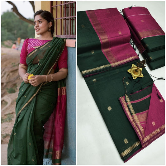 Product Image - Elegant Cotton Sarees for Summer Festivals and Parties - 1