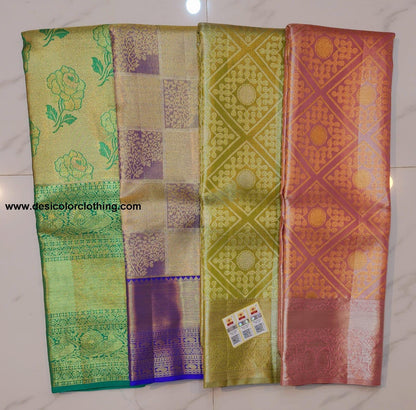 kanchipuram pure pattu handloom silk saree*