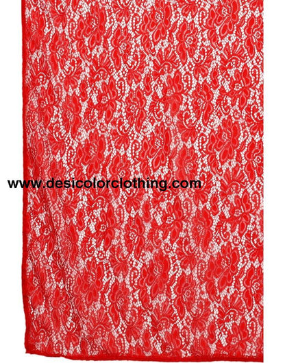 Red Coloured Russel Net Partywear saree