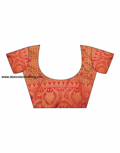 Yellow Silk Woven Banarasi Saree