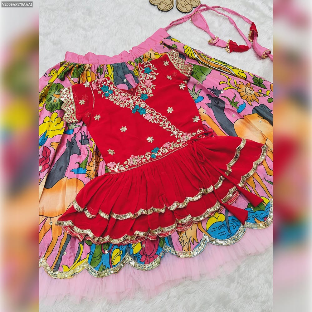 Product Image - Designer Kediya Style Lahenga Set - Ethnic Festive Wedding Wear