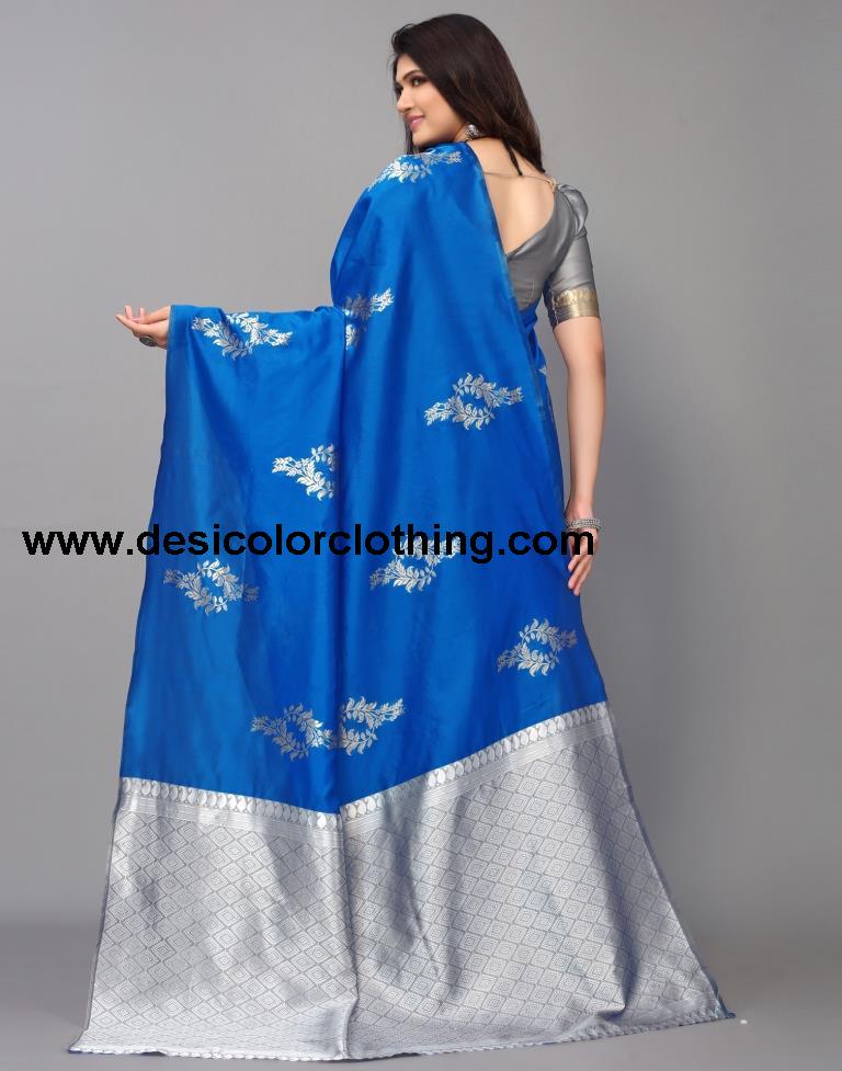 Blue Silk Saree