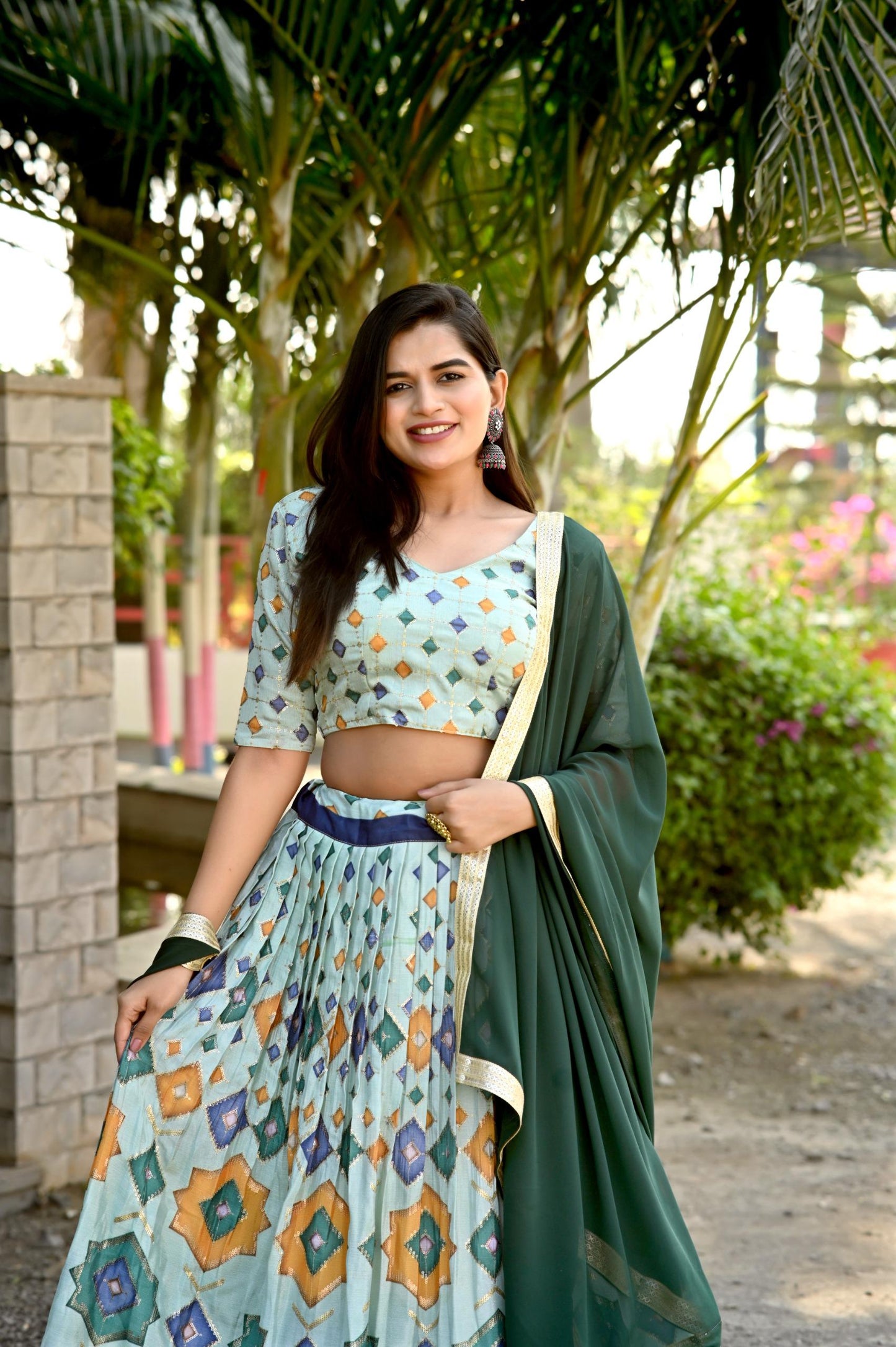 Product Image - Elegant Pure Georgette Designer Saree for Festive & Wedding Wear