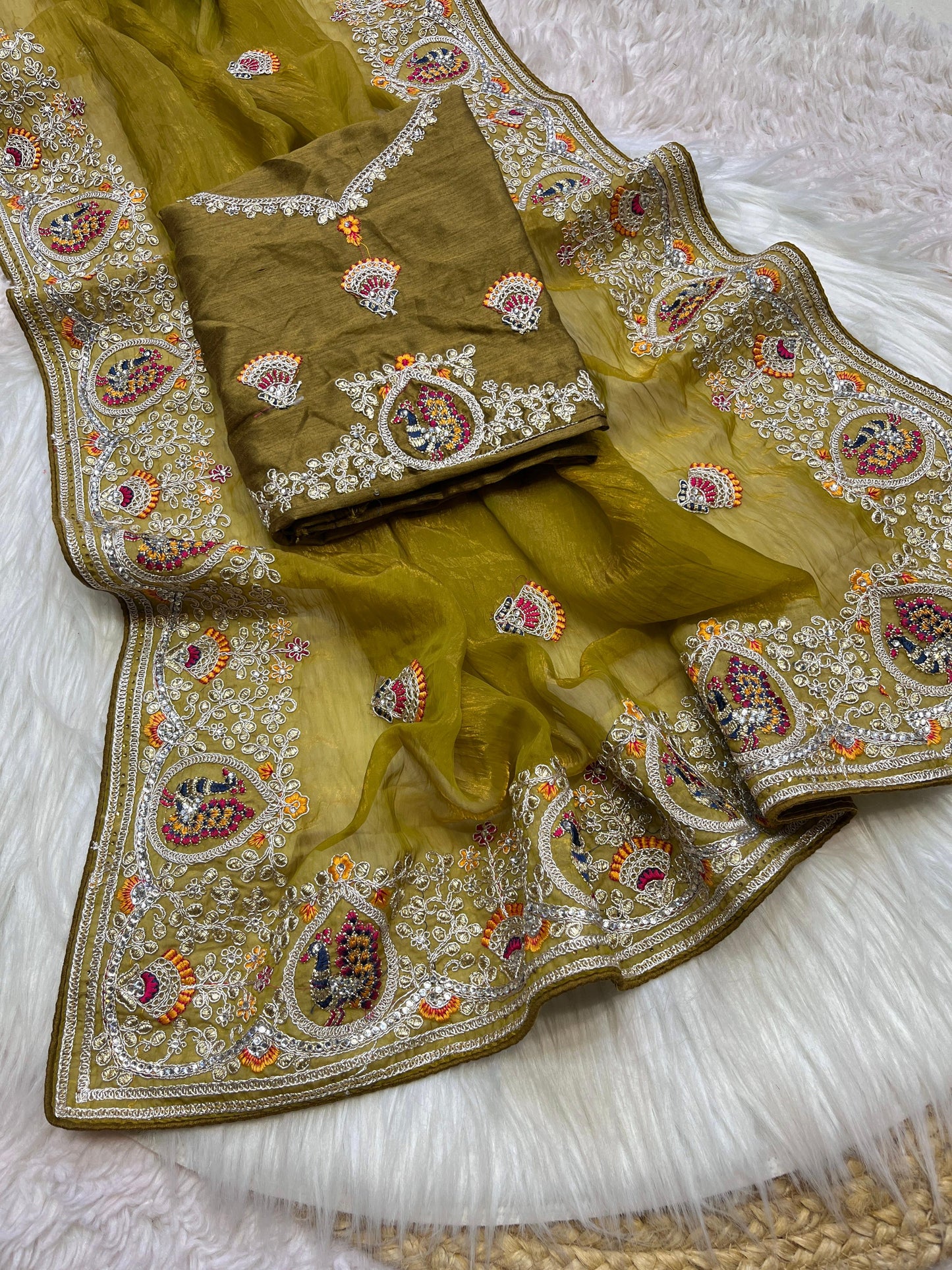 Product Image - Exquisite Designer Saree in Srivalli Silk