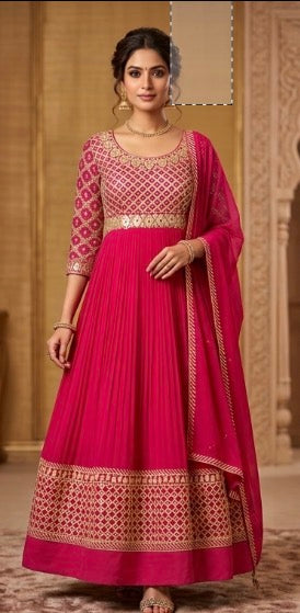 Product Image - Elegant Designer Anarkali Suit for Wedding or Party Wear - 1