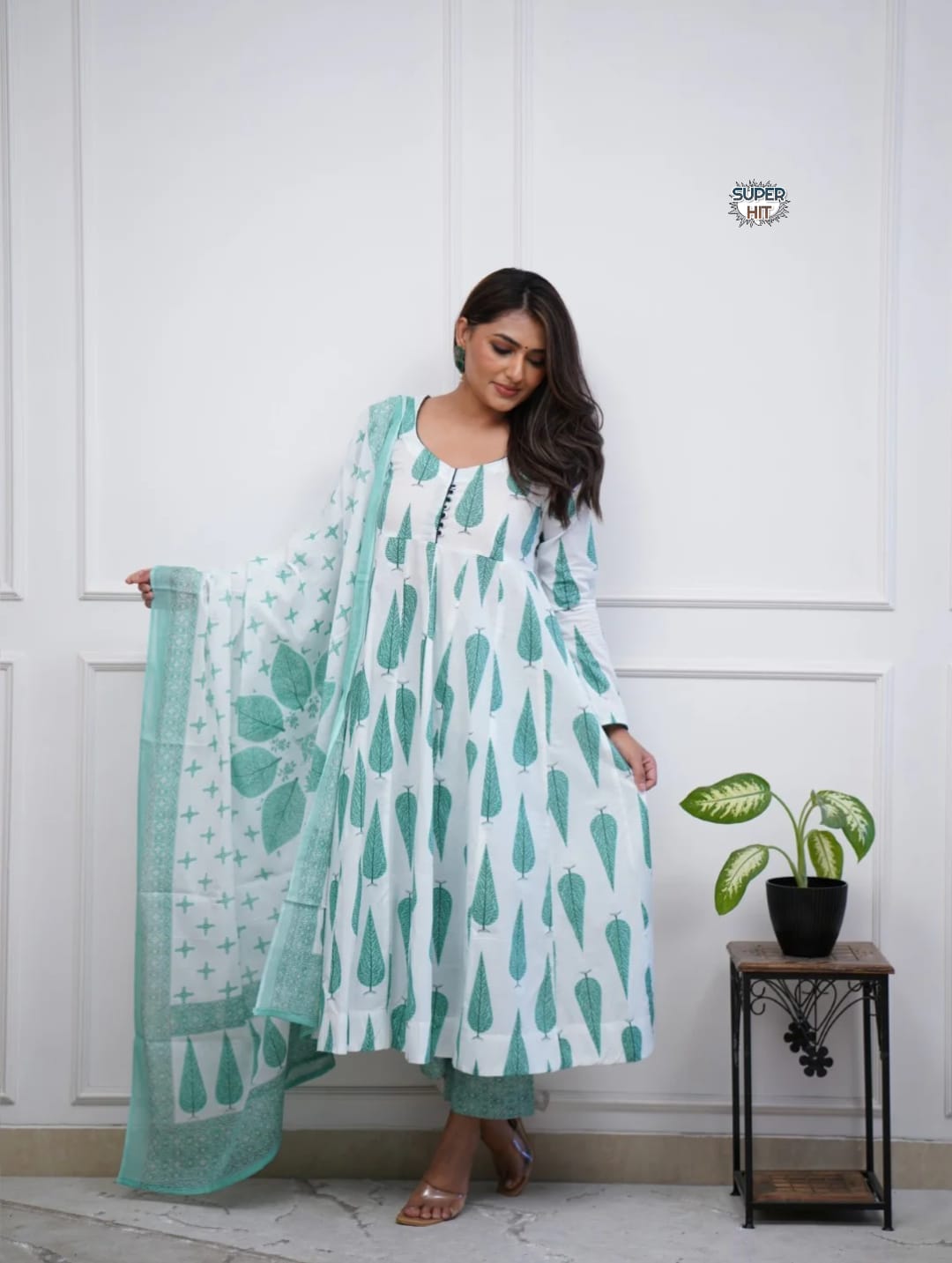 Product Image - Exclusive Rayon Cotton Suit Set with Dupatta
