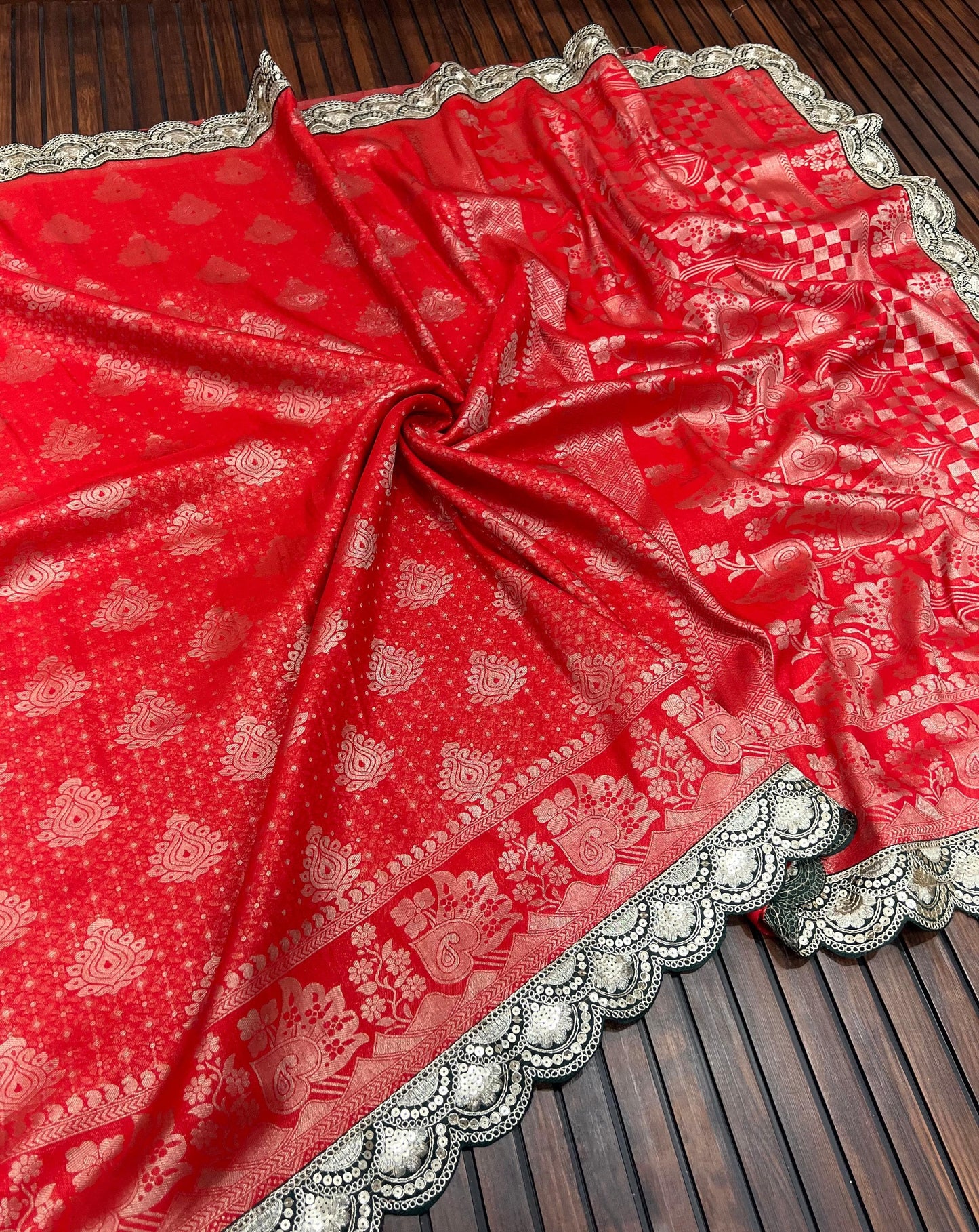 Product Image - Exquisite Designer Saree | Georgette Fabric | Festive & Wedding Wear