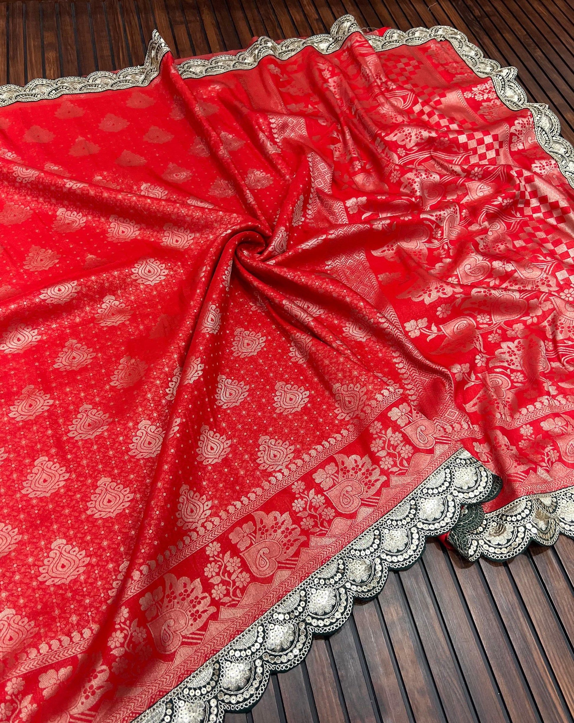 Product Image - Exquisite Designer Saree | Georgette Fabric | Festive & Wedding Wear