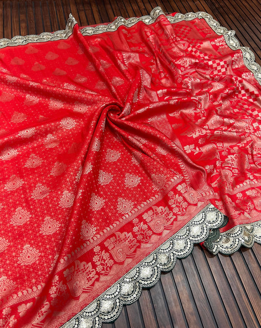 Product Image - Exquisite Designer Saree | Georgette Fabric | Festive & Wedding Wear