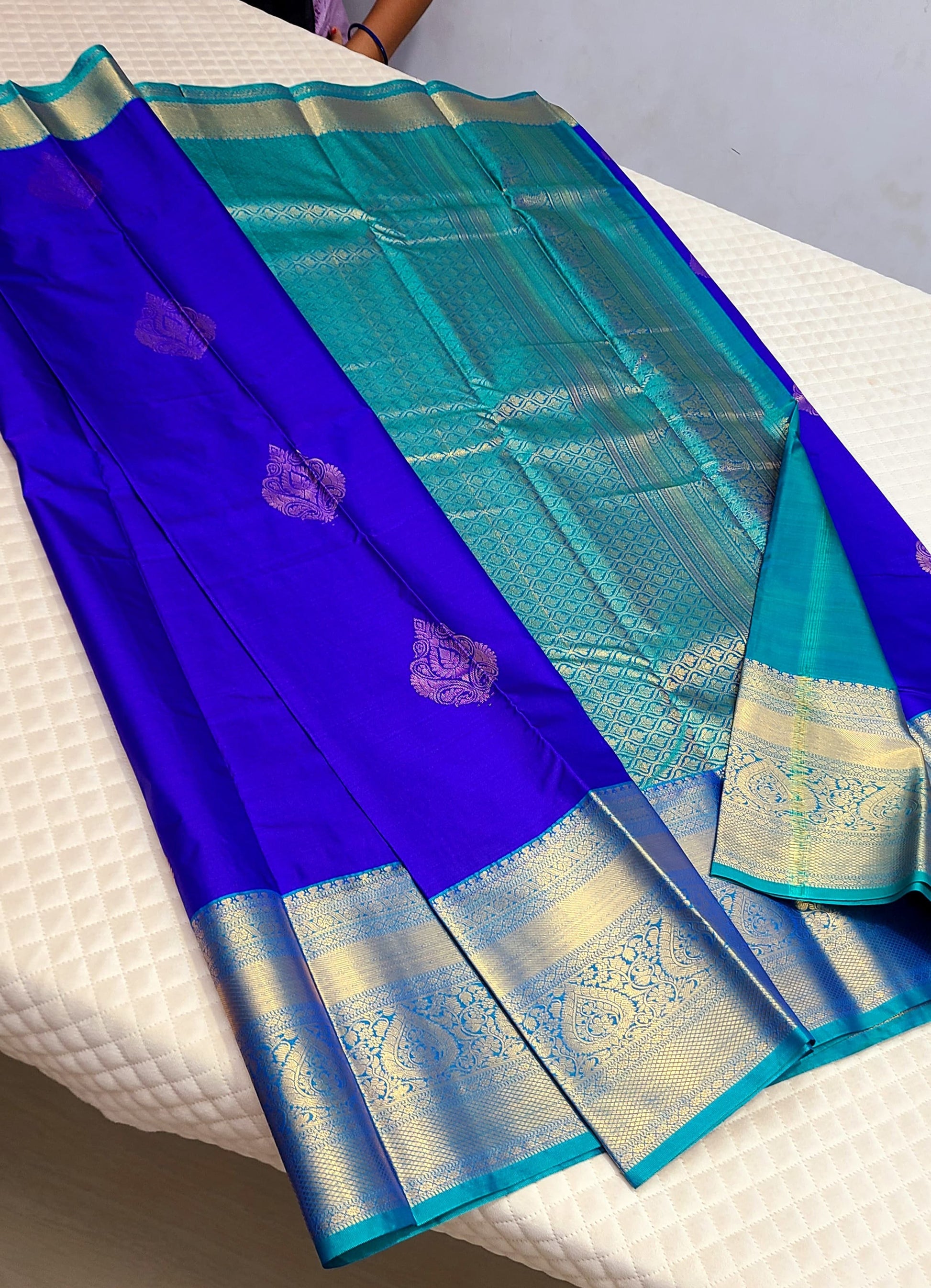 Product Image - Kanchipuram Classic Pattern Silk Sarees