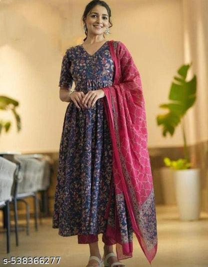 Product Image - Elegant Anarkali Cotton Suits for Every Occasion - 1