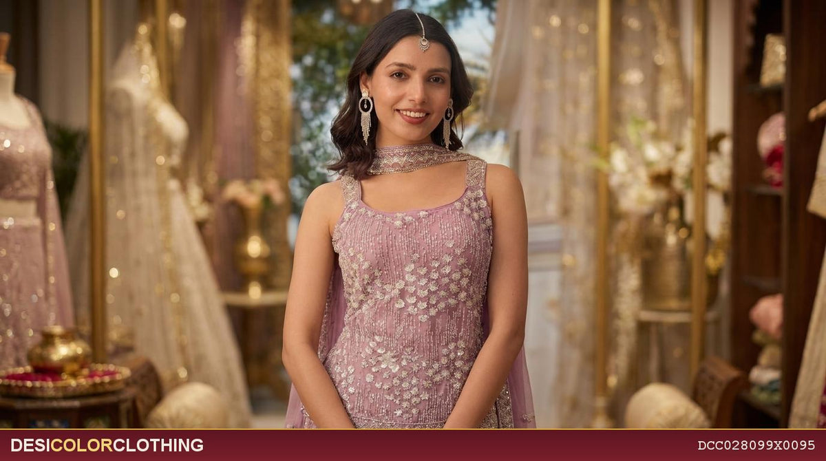Product Image - Elegant designer plazzo suits fro wedding - 5