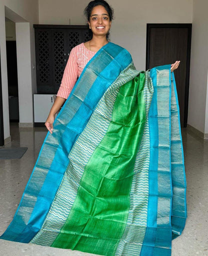 Product Image - Bhagalpuri Tussar Designer Saree - Ethnic Wedding & Festive Wear