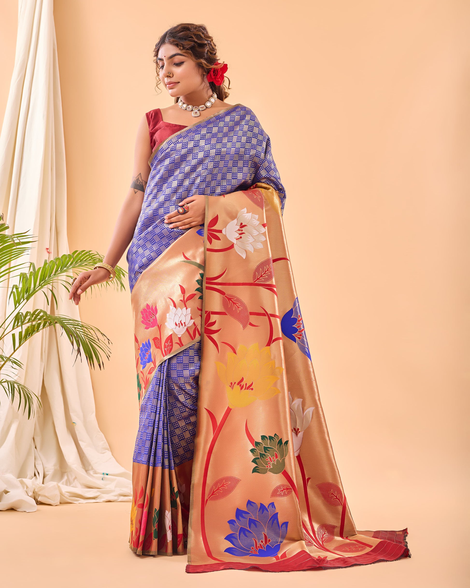 Product Image - Exquisite Pure Paithani Silk Saree - Festive & Wedding Collection