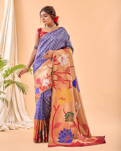 Product Image - Exquisite Pure Paithani Silk Saree - Festive & Wedding Collection