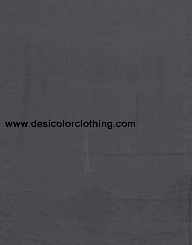 Dark Grey Chiffon Saree