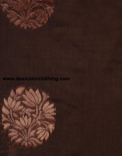 Brown Silk Saree