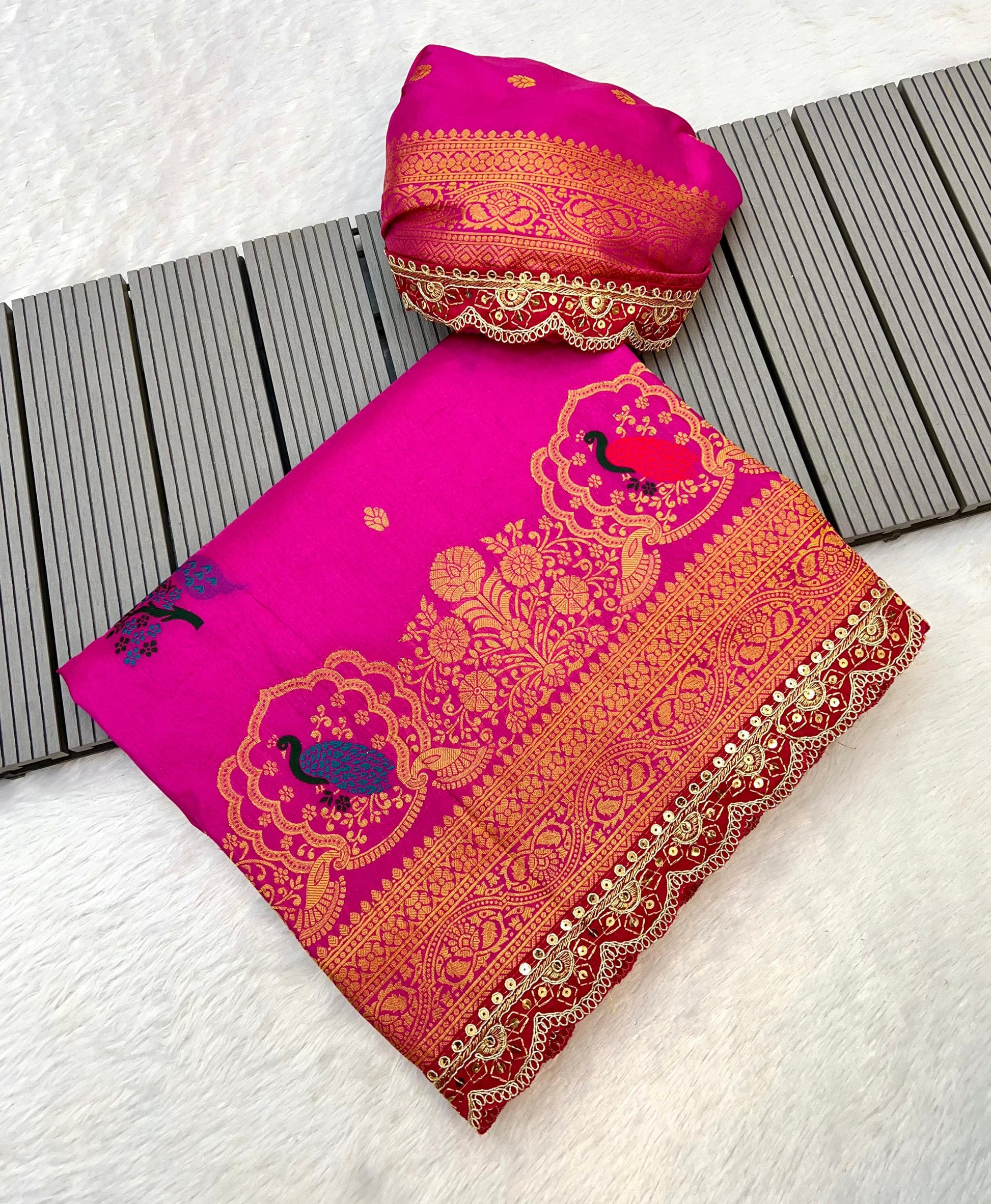 Product Image - Elegant Bridal Designer Saree