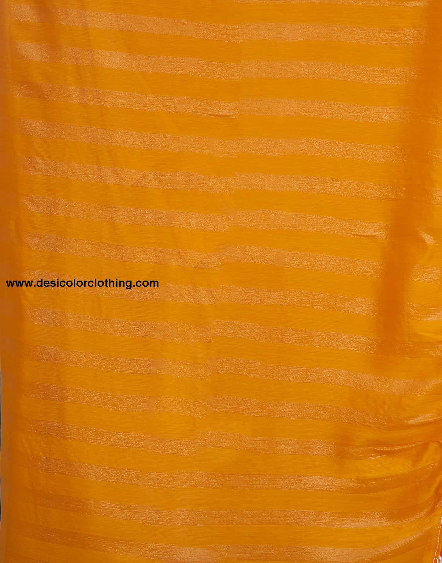 Turmeric Yellow Chiffon Zari Plain Saree