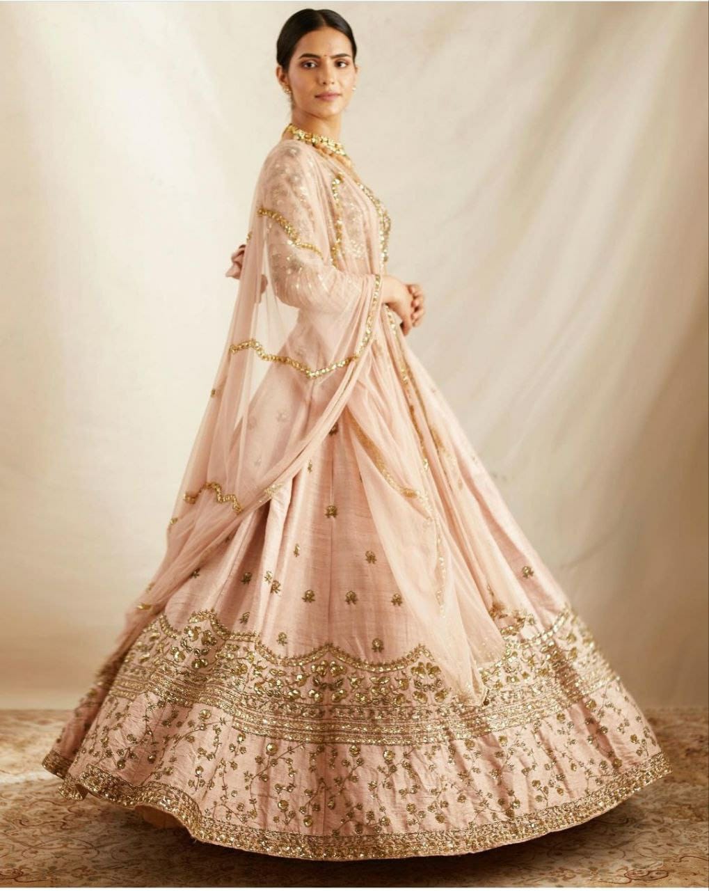 Product Image - Exclusive Lehenga Collection: Designer Silk Lehenga with Georgette Dupatta