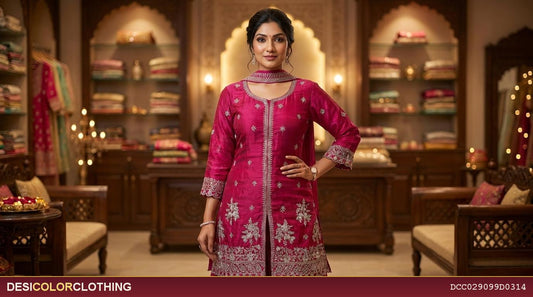 Product Image - Elegant Designer Palazzo Suits for Kids' Weddings - 1