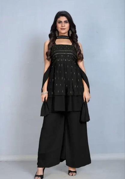 Product Image - Elegant Wedding Saree - Designer Fox Georgette