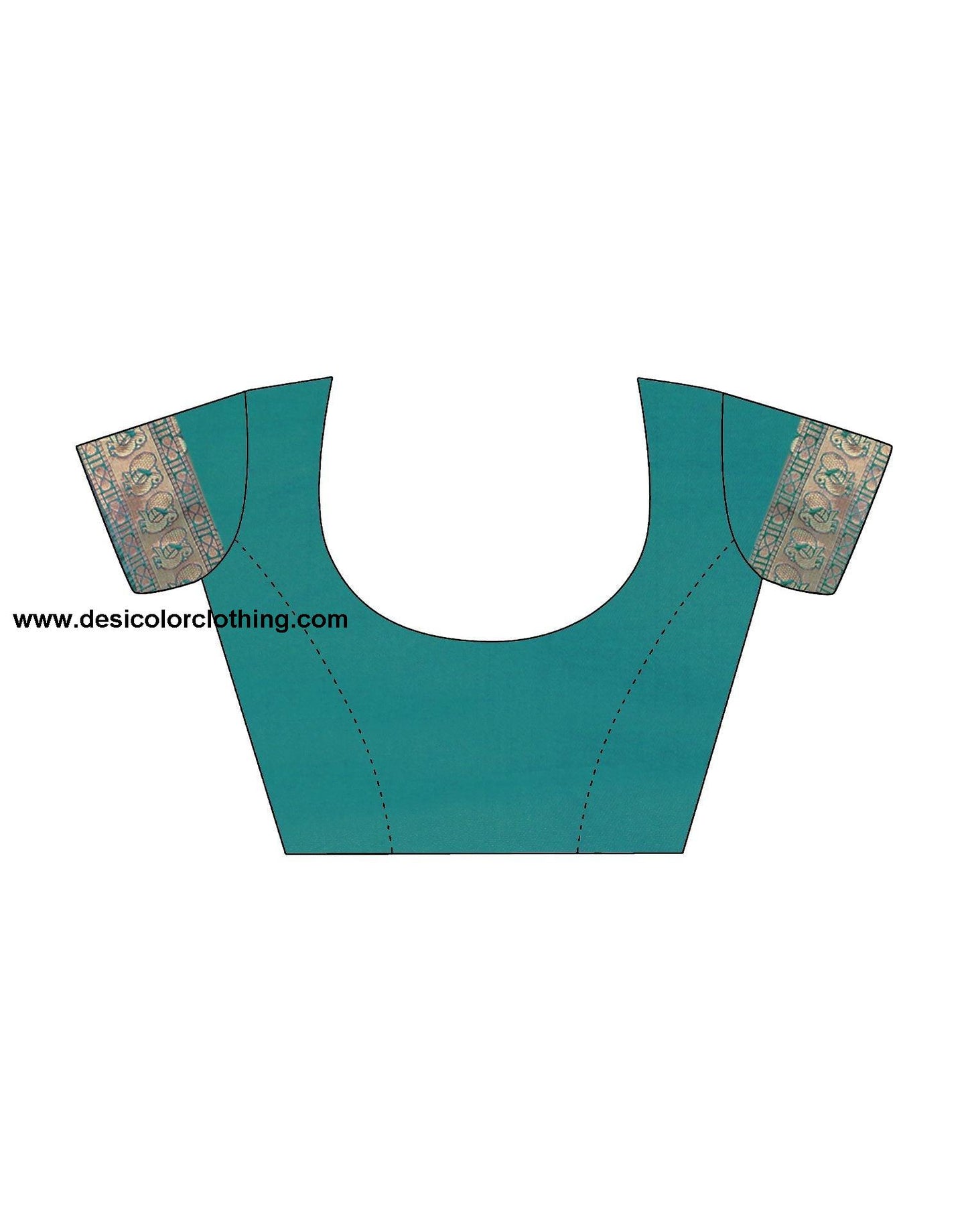 Rama Green Jacquard Silk Saree