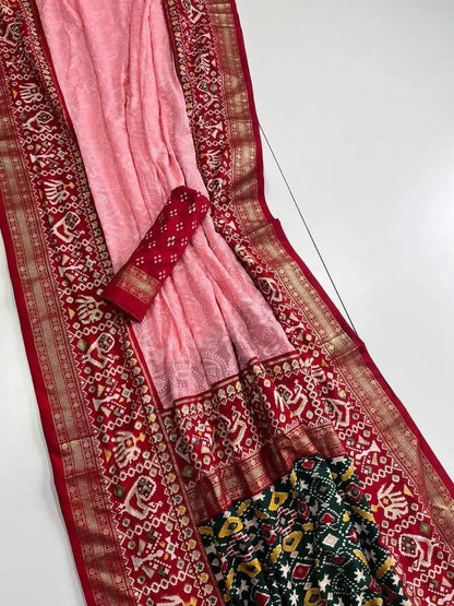 premium Georgette chikankari lucknowi embroidered saree👗