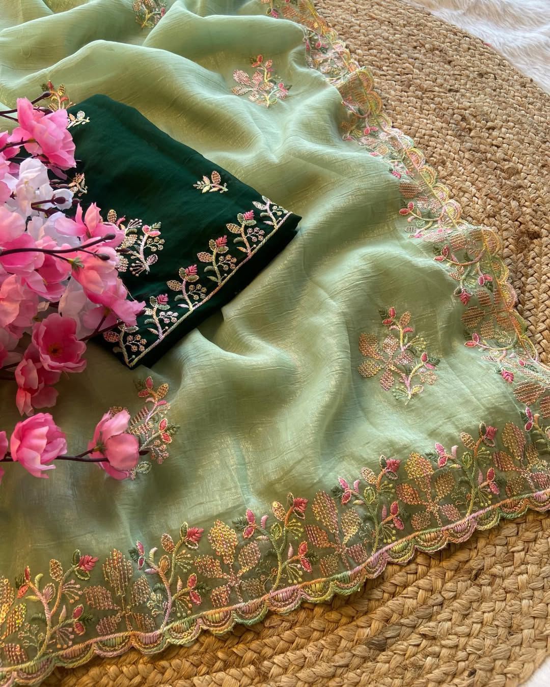 Product Image - Designer Georgette Saree for Festive and Wedding Attire