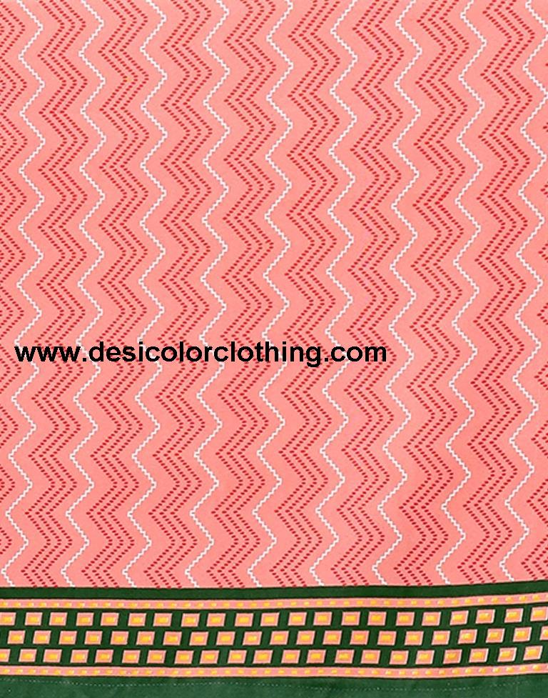 Printed Polyester Unstitched Salwar Suit Material