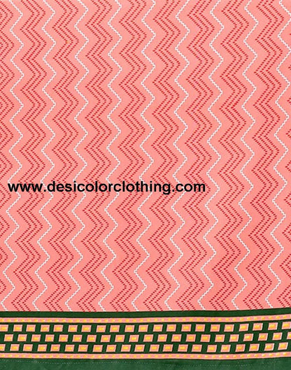 Printed Polyester Unstitched Salwar Suit Material