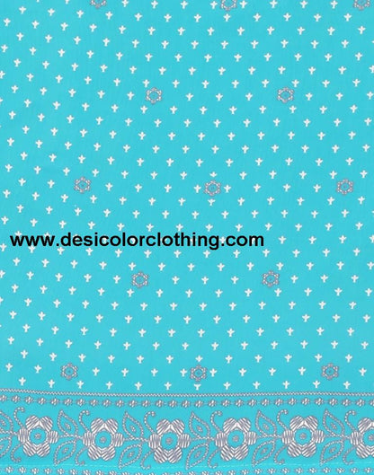 Printed Unstitched Salwar Suit Material