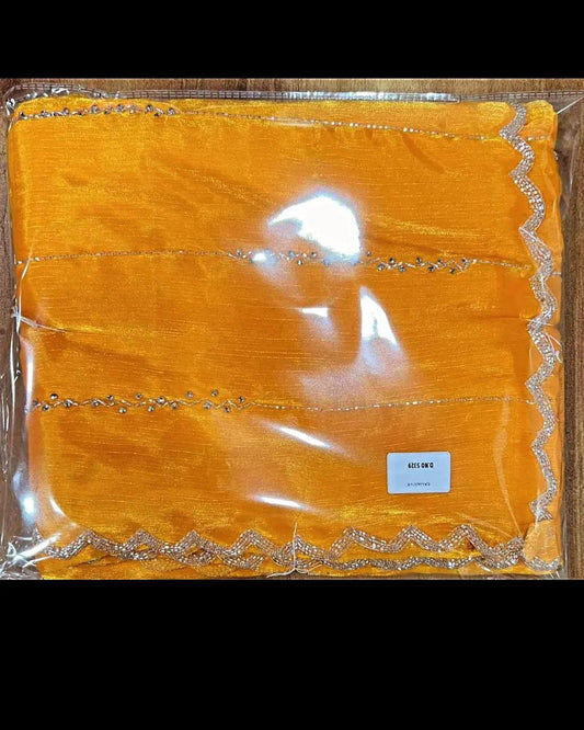Product Image - Exquisite Zimmy Choo Designer Saree with Khatli and Hand Diamond Work
