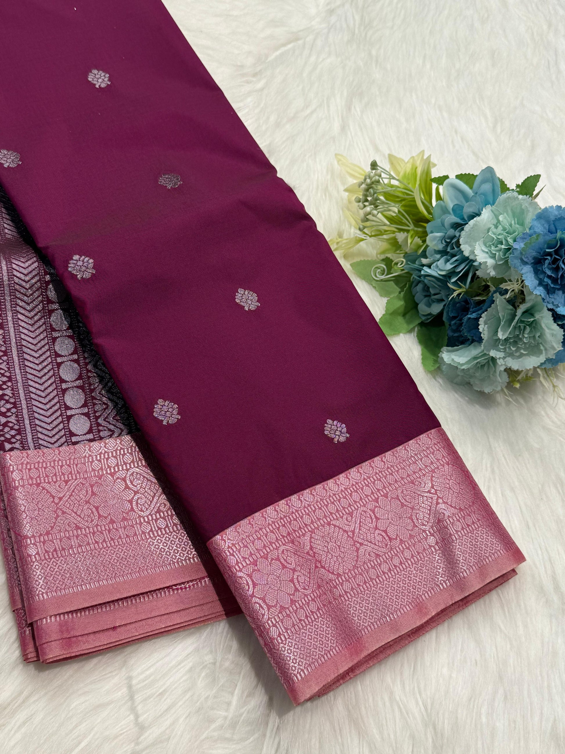Product Image - Designer Semi Kanchi Georgette Saree