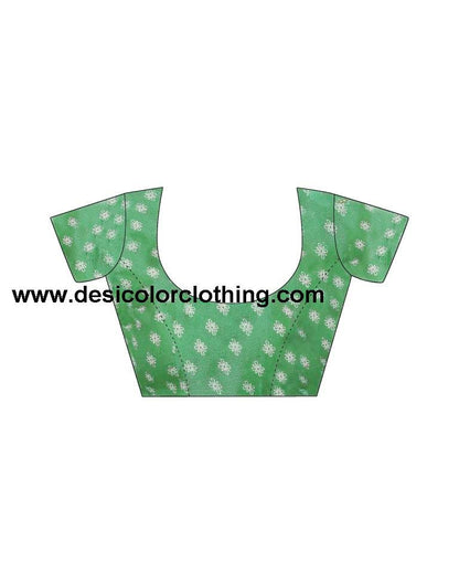 Pista Green Printed Saree
