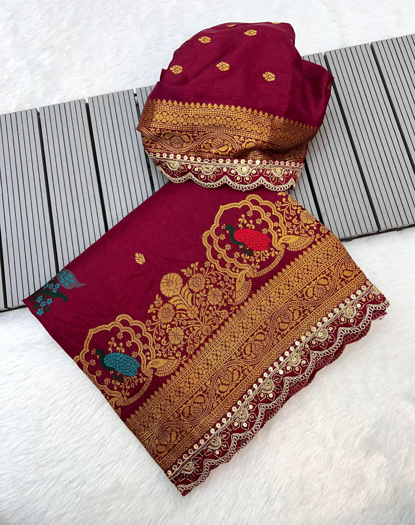 Product Image - Elegant Bridal Designer Saree