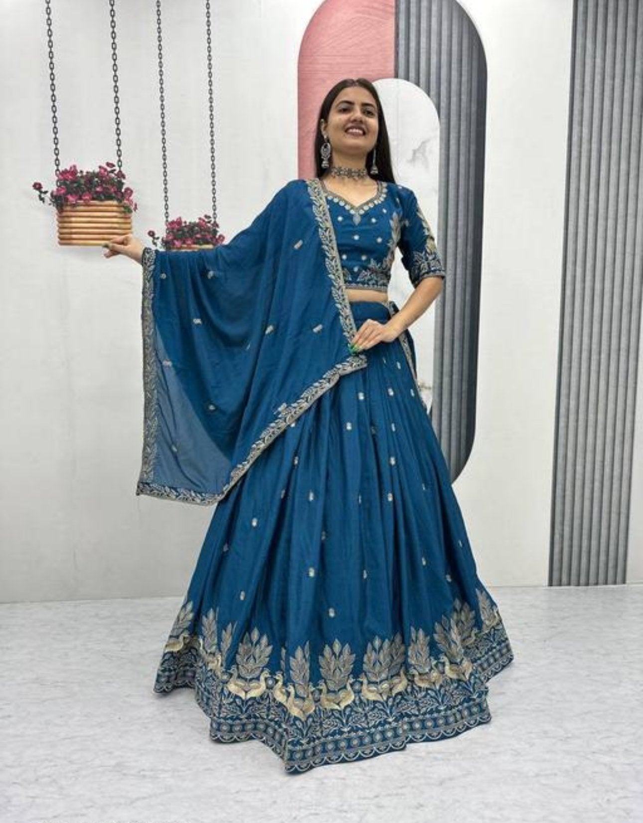 Product Image - Elegant Designer Fully Stitched Lehengas - 1