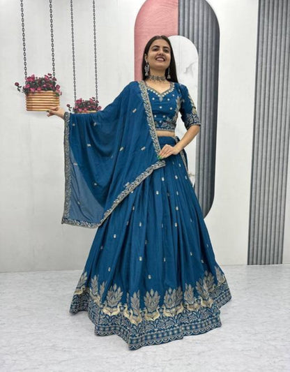 Product Image - Elegant Designer Fully Stitched Lehengas - 1
