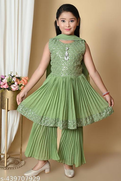 Product Image - Shop beautiful kids sharara suits in Canada at DesiColorClothing. - 1