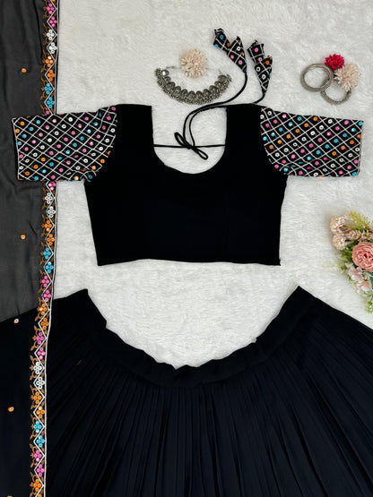 Product Image - Designer Georgette Lehenga Choli - QRC Series