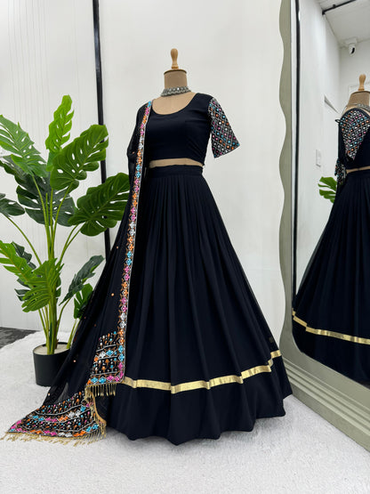Product Image - Designer Georgette Lehenga Choli - QRC Series