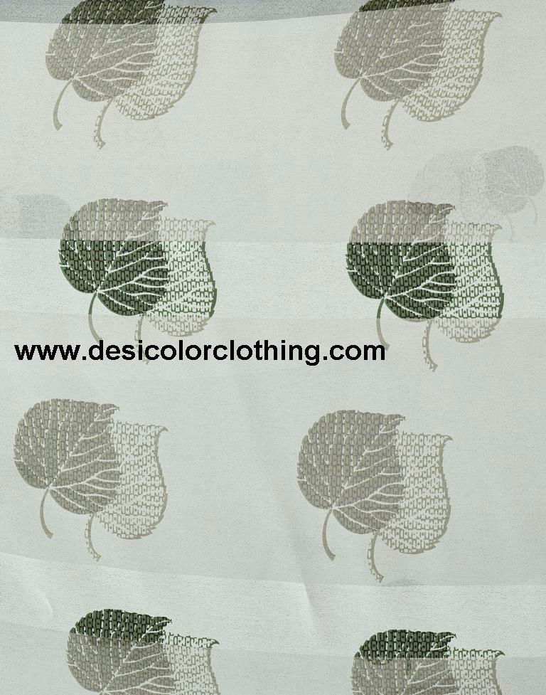 Pista Green Georgette Printed  Saree